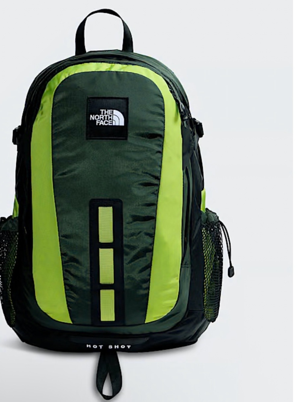 The North Face Hot Shot SE Backpack Taupe Green/TNF Black/Fizz Lime 30L